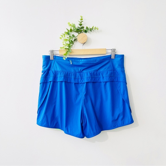 Fabletics Austyn Run Electric Blue Lined Workout Running Shorts - Picture 7 of 12
